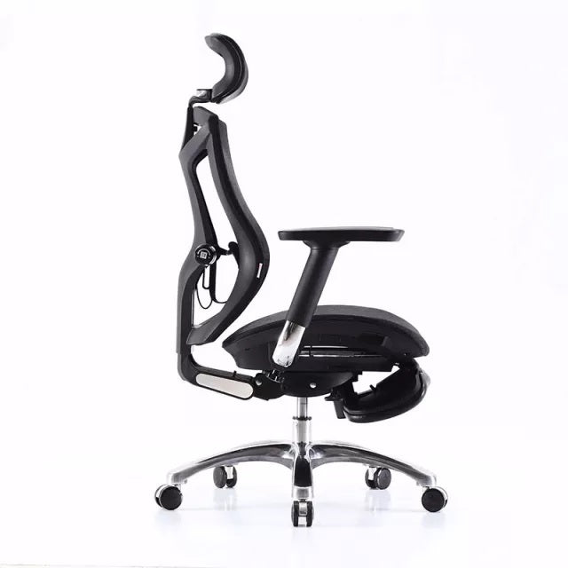 Sihoo Ergonomic Office Chair V1 4D Adjustable High-Back Breathable With Footrest And Lumbar Support Grey 8