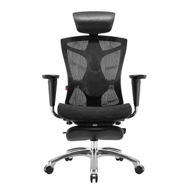 Sihoo Ergonomic Office Chair V1 4D Adjustable High-Back Breathable With Footrest And Lumbar Support Black 7