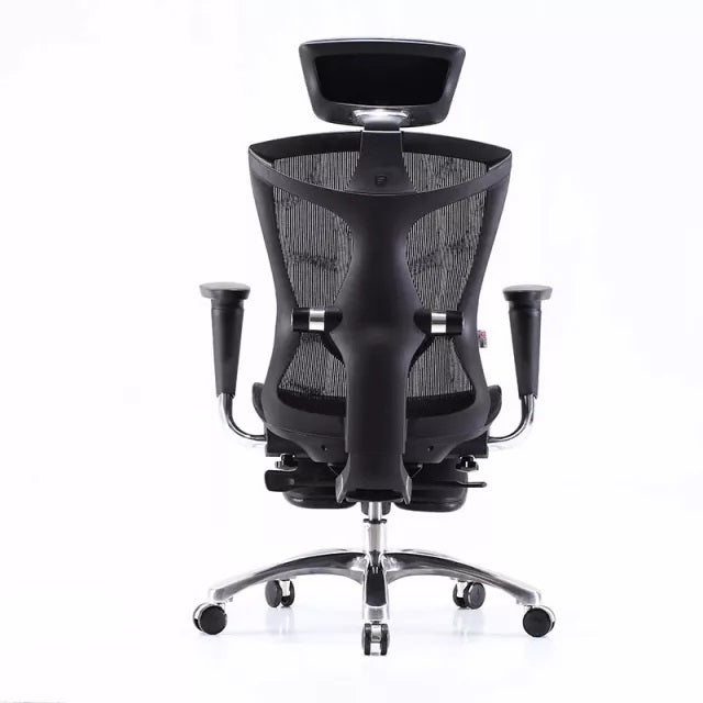 Sihoo Ergonomic Office Chair V1 4D Adjustable High-Back Breathable With Footrest And Lumbar Support Black 8