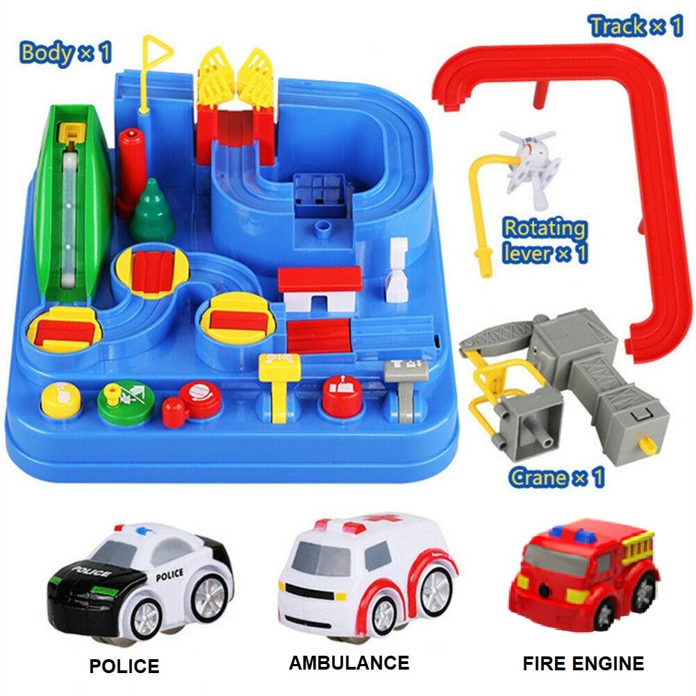 City Rescue Engineering Vehicles Playsets Car Adventure Toys Educational Toys (3 Cars) 7