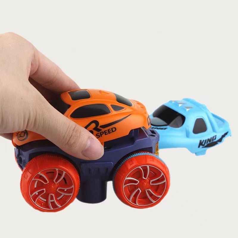Changeable Track In The Dark Track with LED Light-Up Race Car Flexible Track Toy 92 4