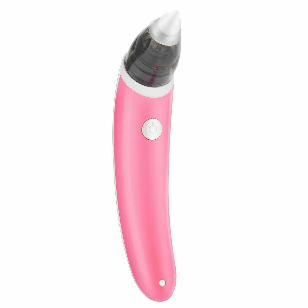 Baby Nasal Aspirator Electric Safe Hygienic Nose Cleaner Snot Sucker For baby (Red) 7