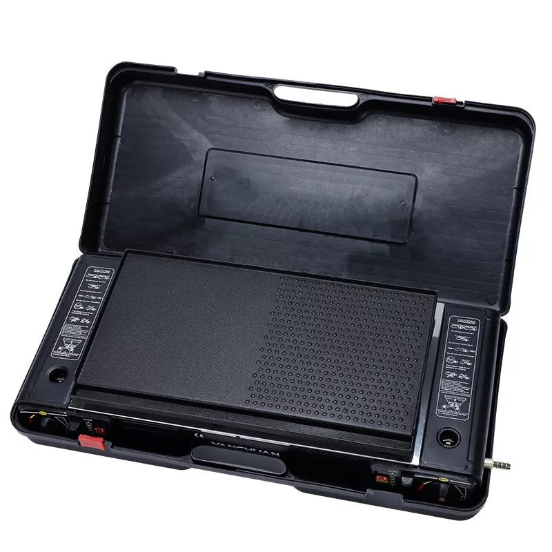 2 Burner Butane Countertop Stove, Portable Adjustable Burners with Carry Case, Portable Camping Stove with Baking Tray 9