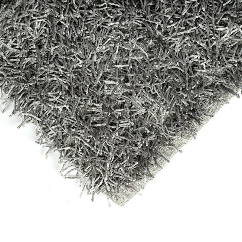 Luxury High Pile Soft Non Slip Bathmat 50 x 80cm (Silver) 3