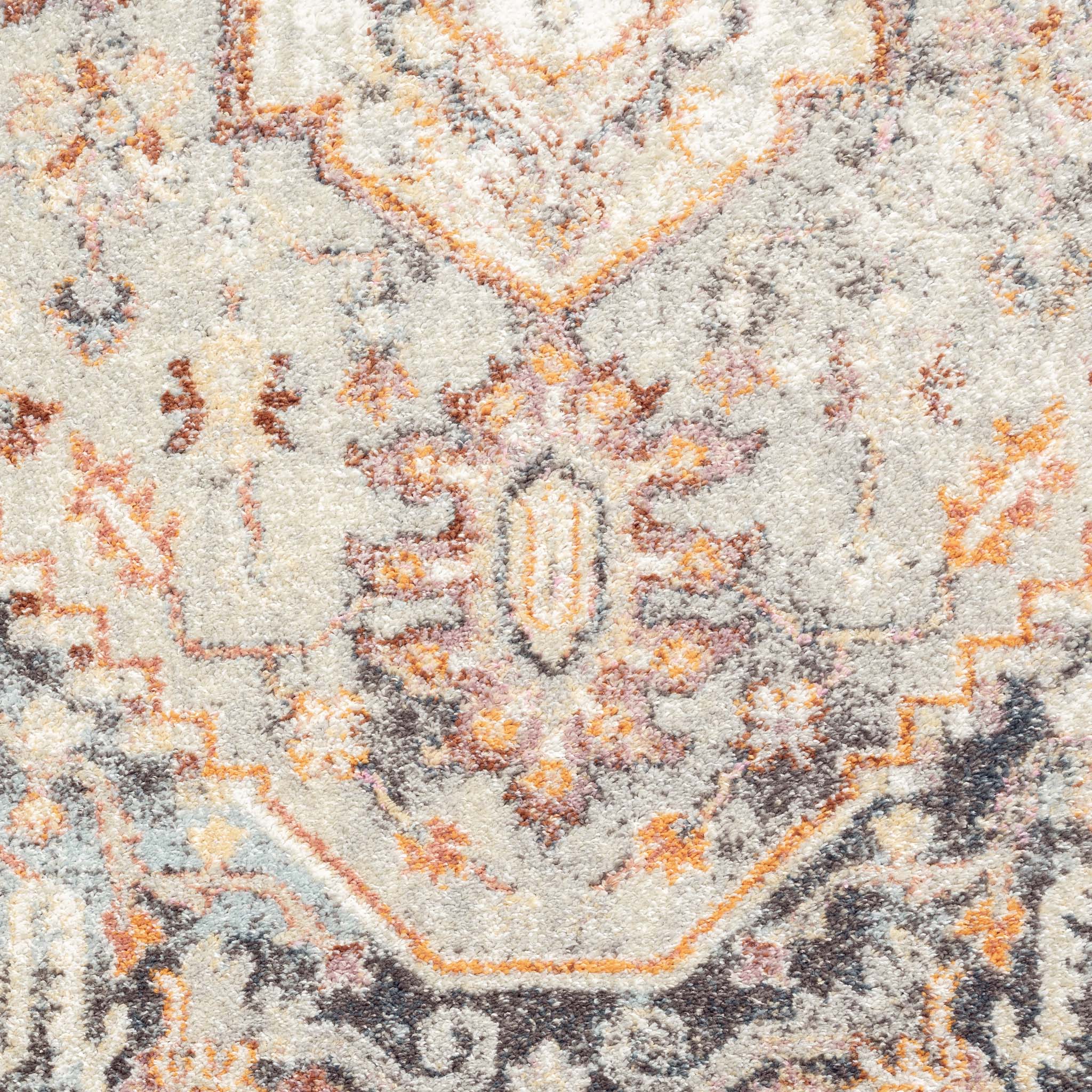 Ornate Persian Vintage Rug - Grey - 120x170 4