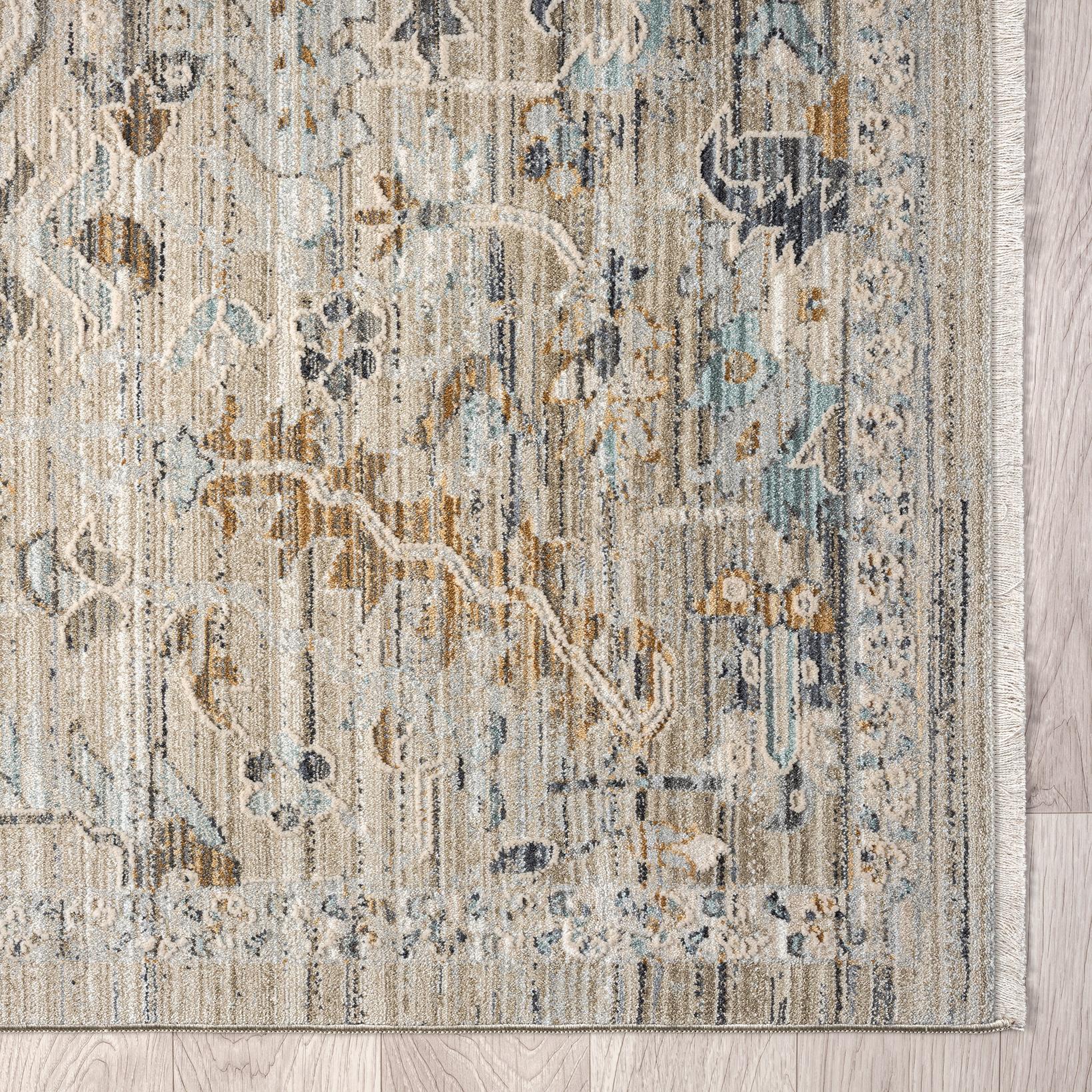 Aubre Contemporary Area Rug - Taupe - 120x180 4