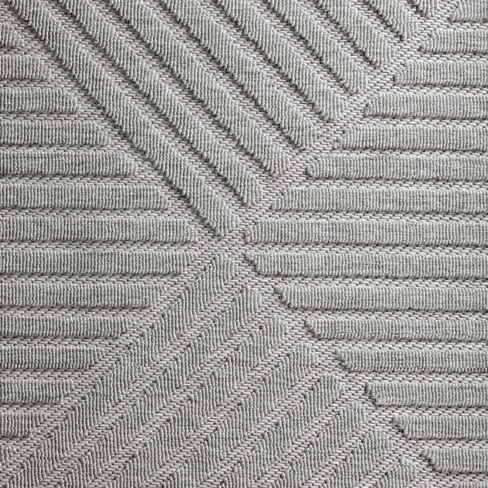Alpha Outdoor Rug - Light Grey - 160x230 3