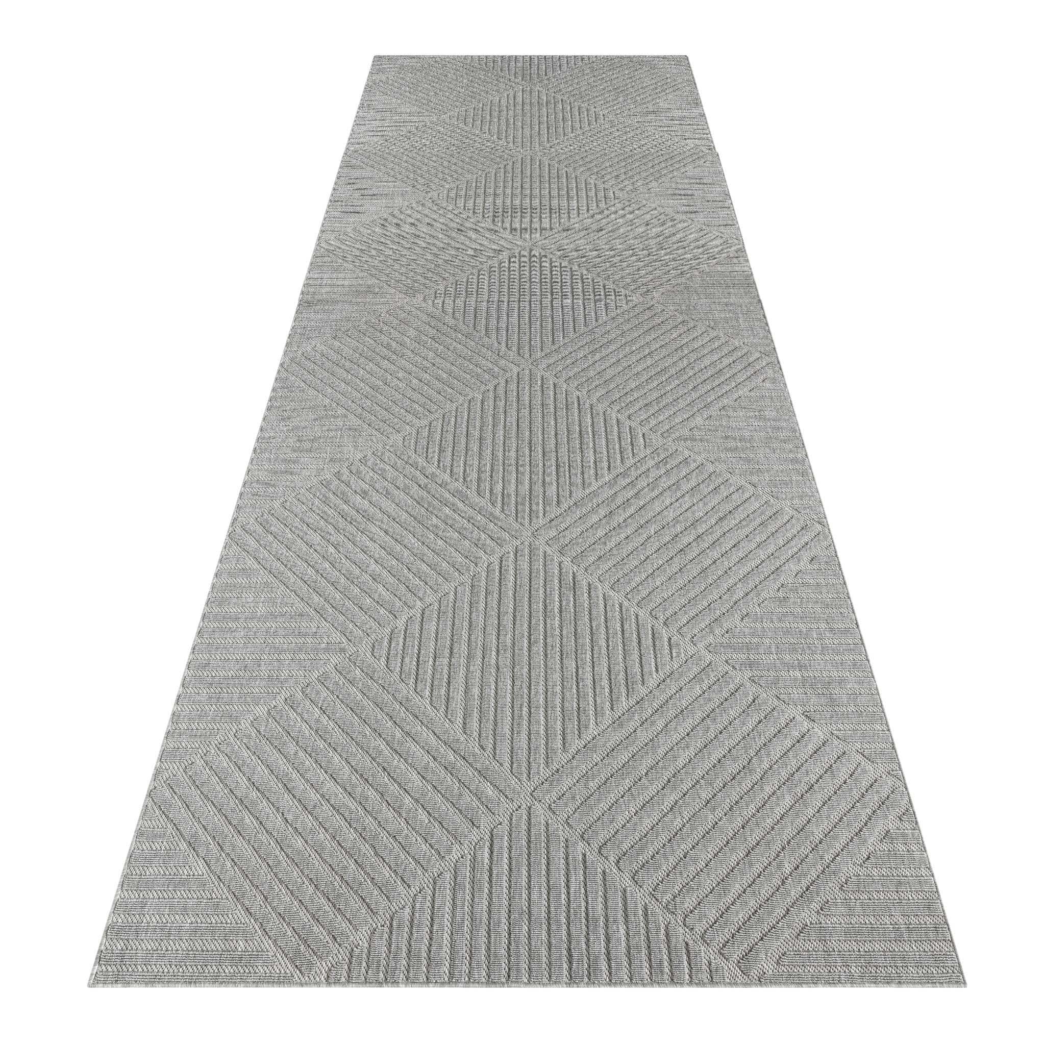 Alpha Outdoor Rug - Light Grey - 200x290 4