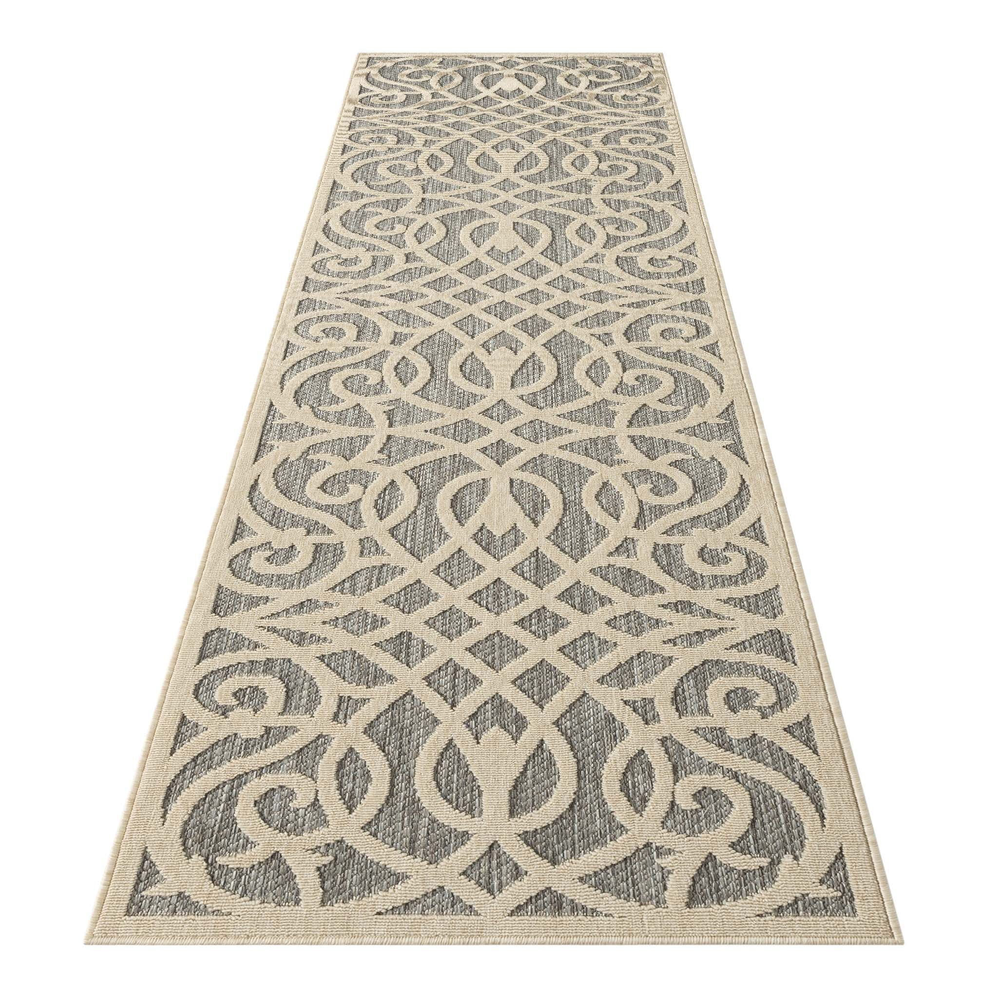Alpha Outdoor Rug - Grey - 200x290 3