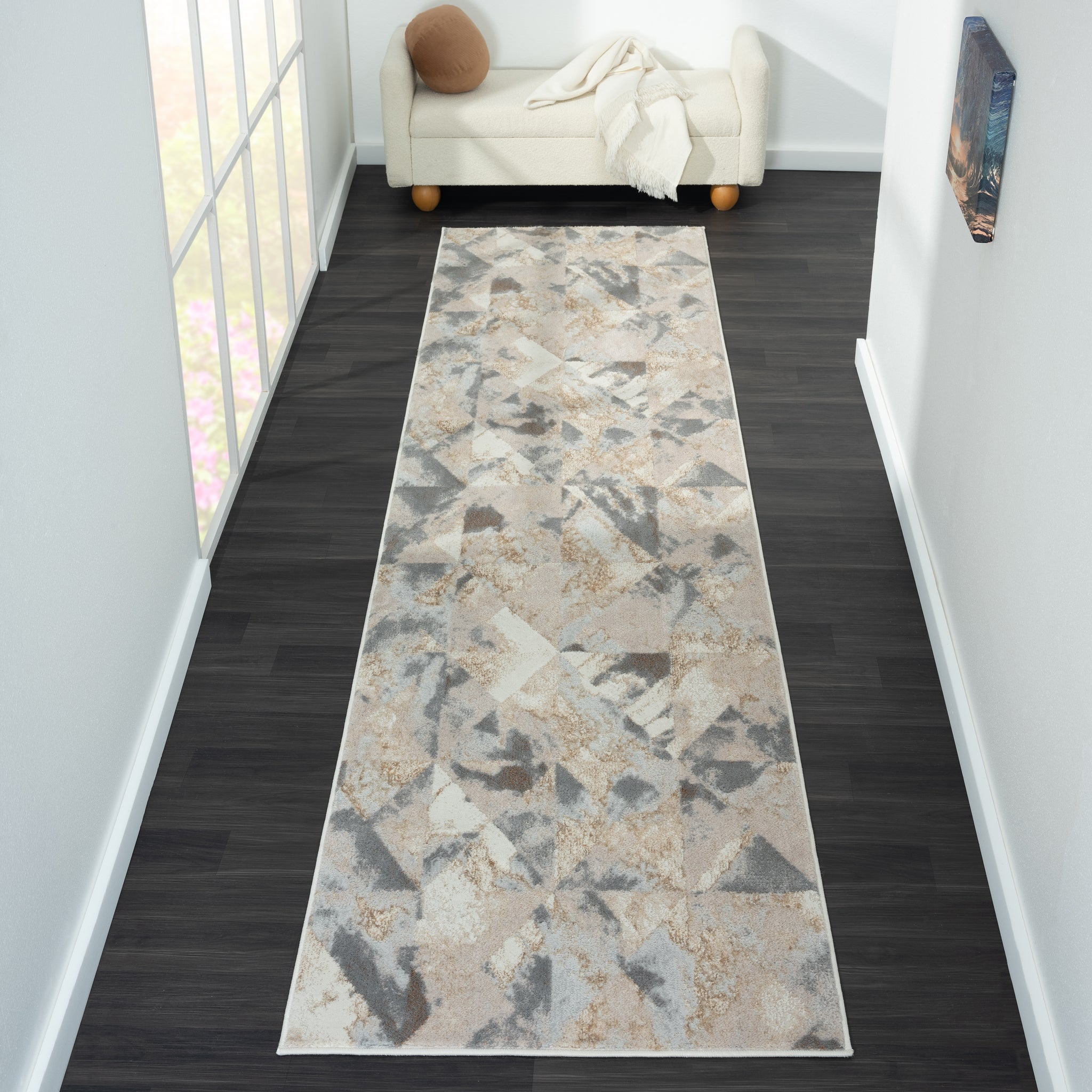 Avani Marble Rug - Slate - 240x330 3