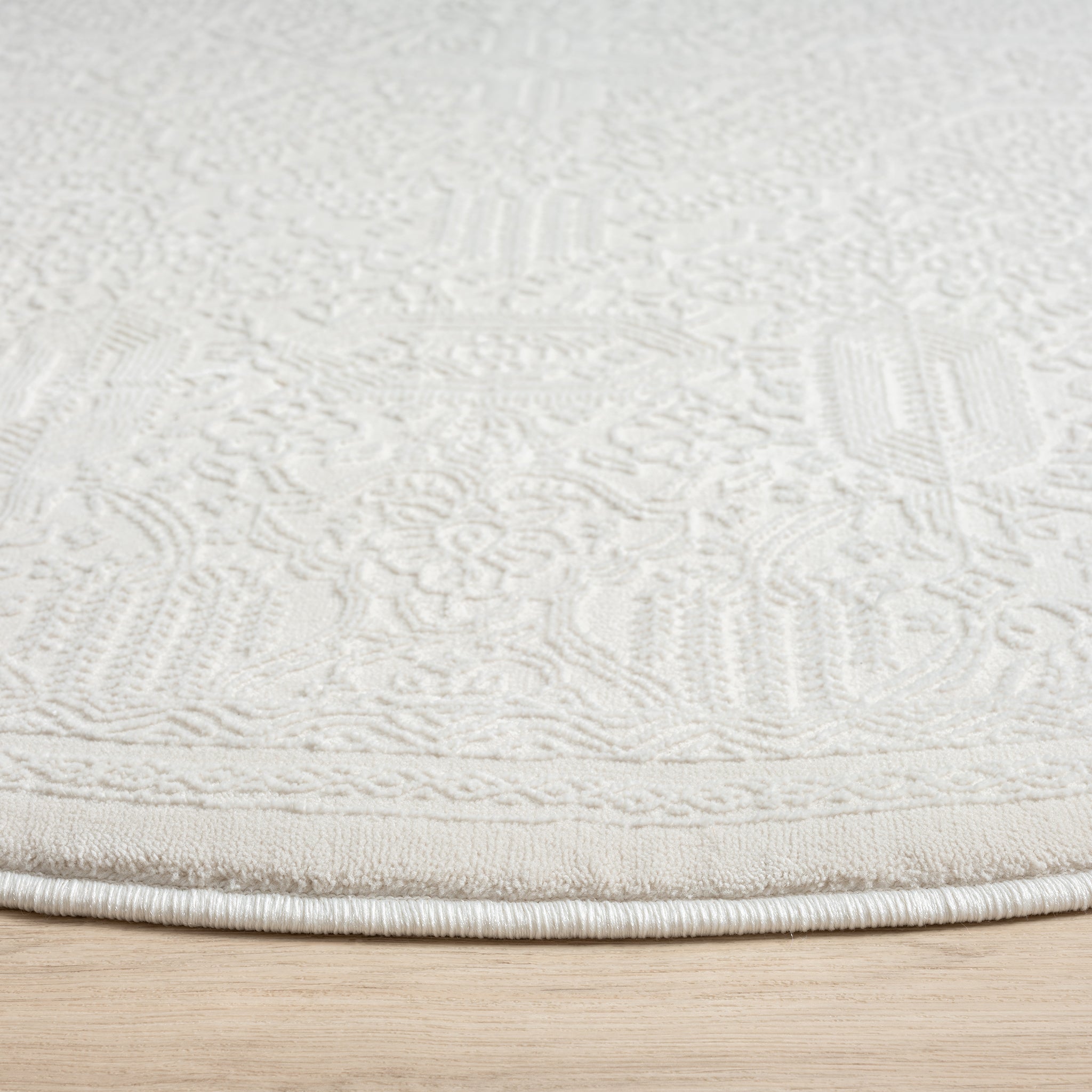 Grande Jacquard Rug - Ivory - 240x330 3