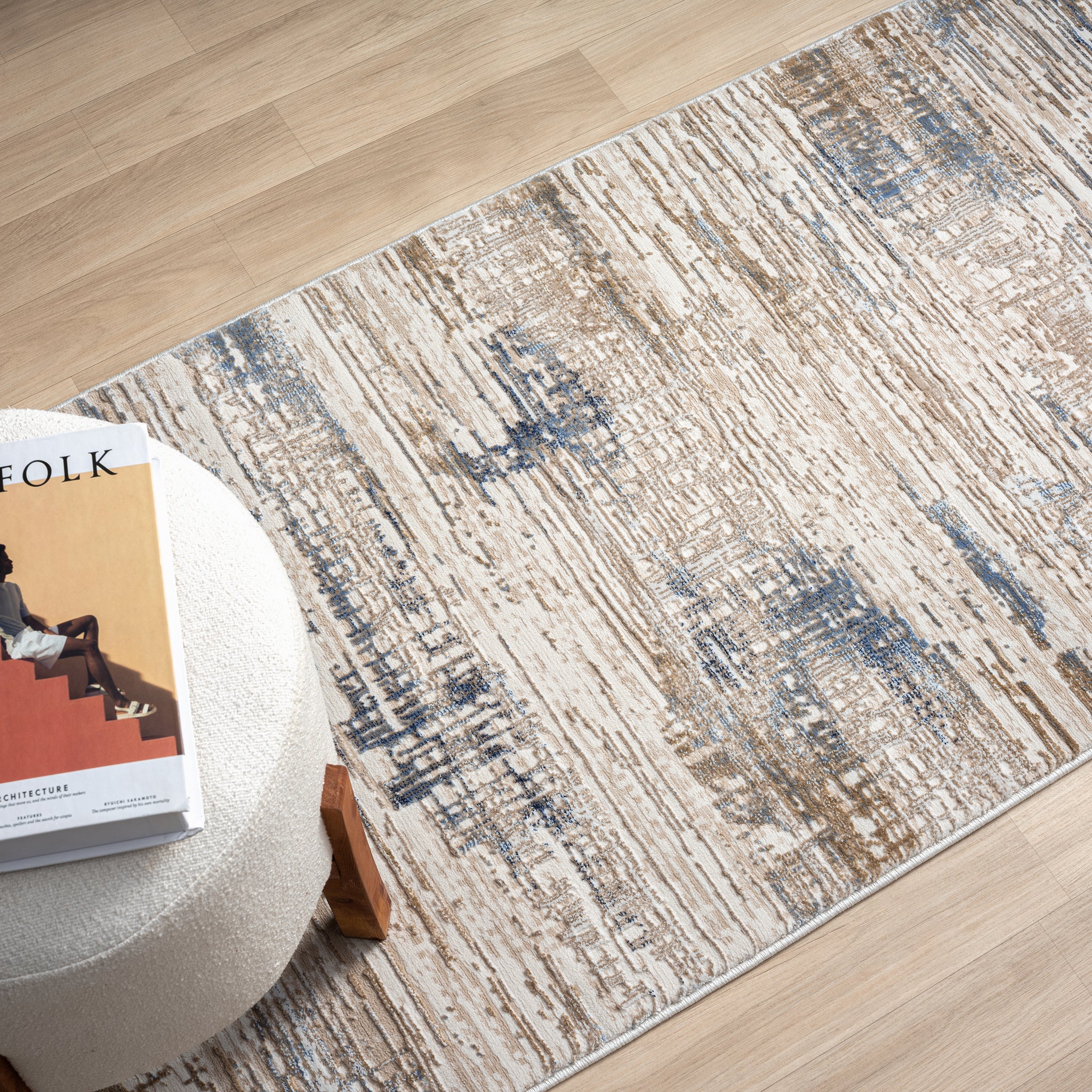 Grande Jacquard Rug - Stone - 300x400 10