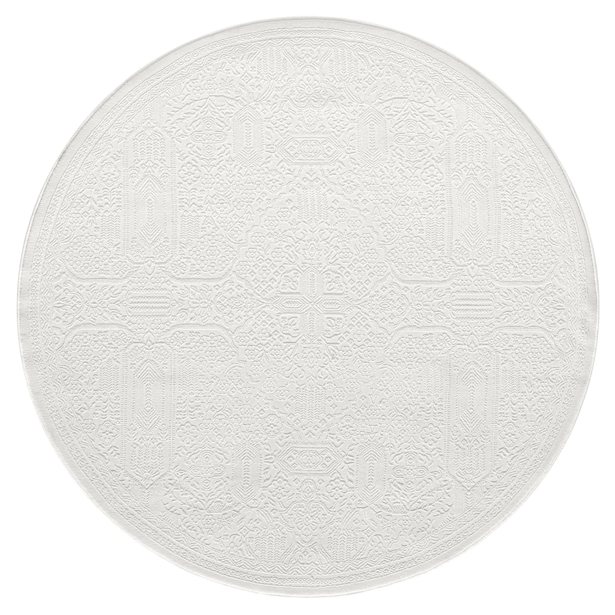 Grande Jacquard Rug - Ivory - 80x150