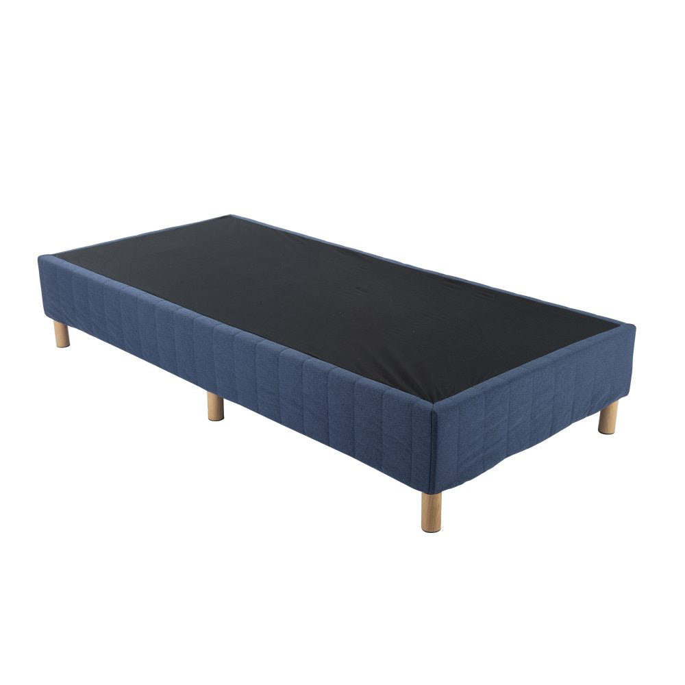 Metal Bed Frame Mattress Foundation Blue – King 8