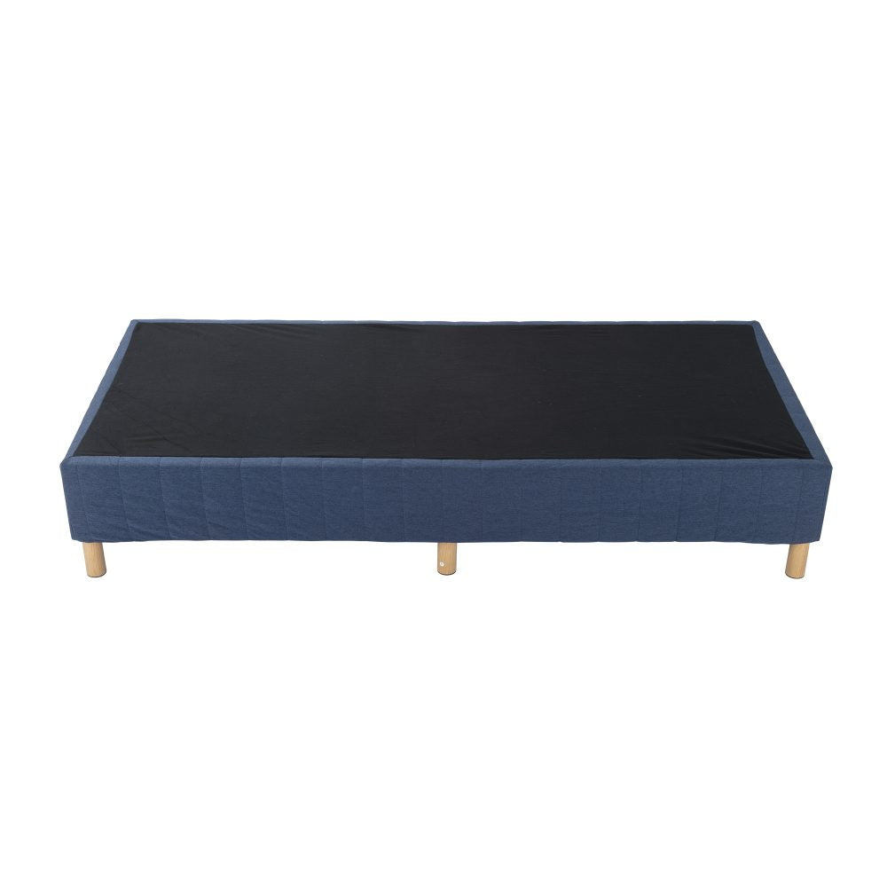 Metal Bed Frame Mattress Foundation Blue – Queen 9