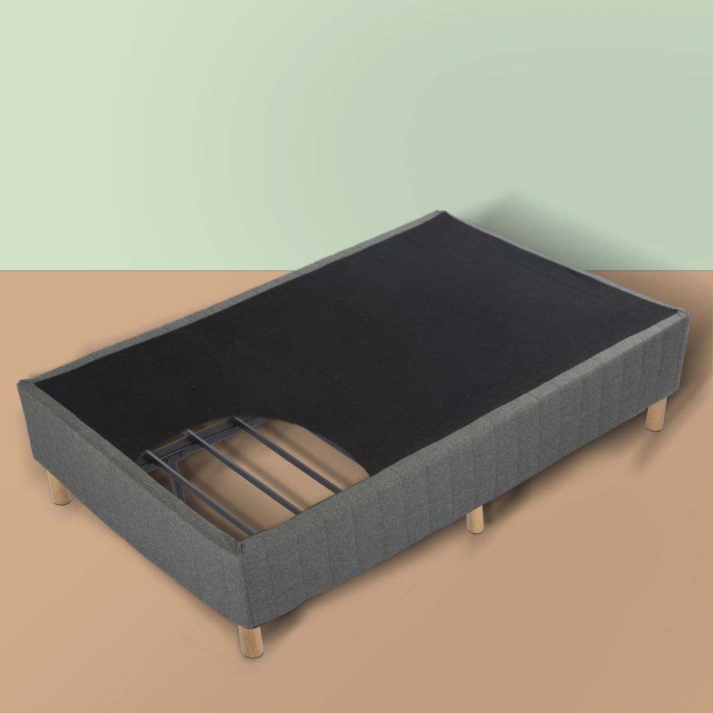 Metal Bedframe Mattress Foundation (Dark Grey) – Double 5