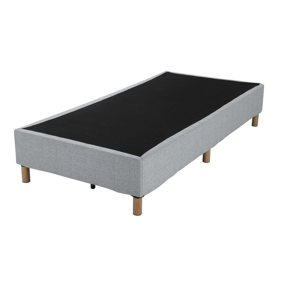 Metal Bedframe Mattress Foundation (Light Grey) – Double 5