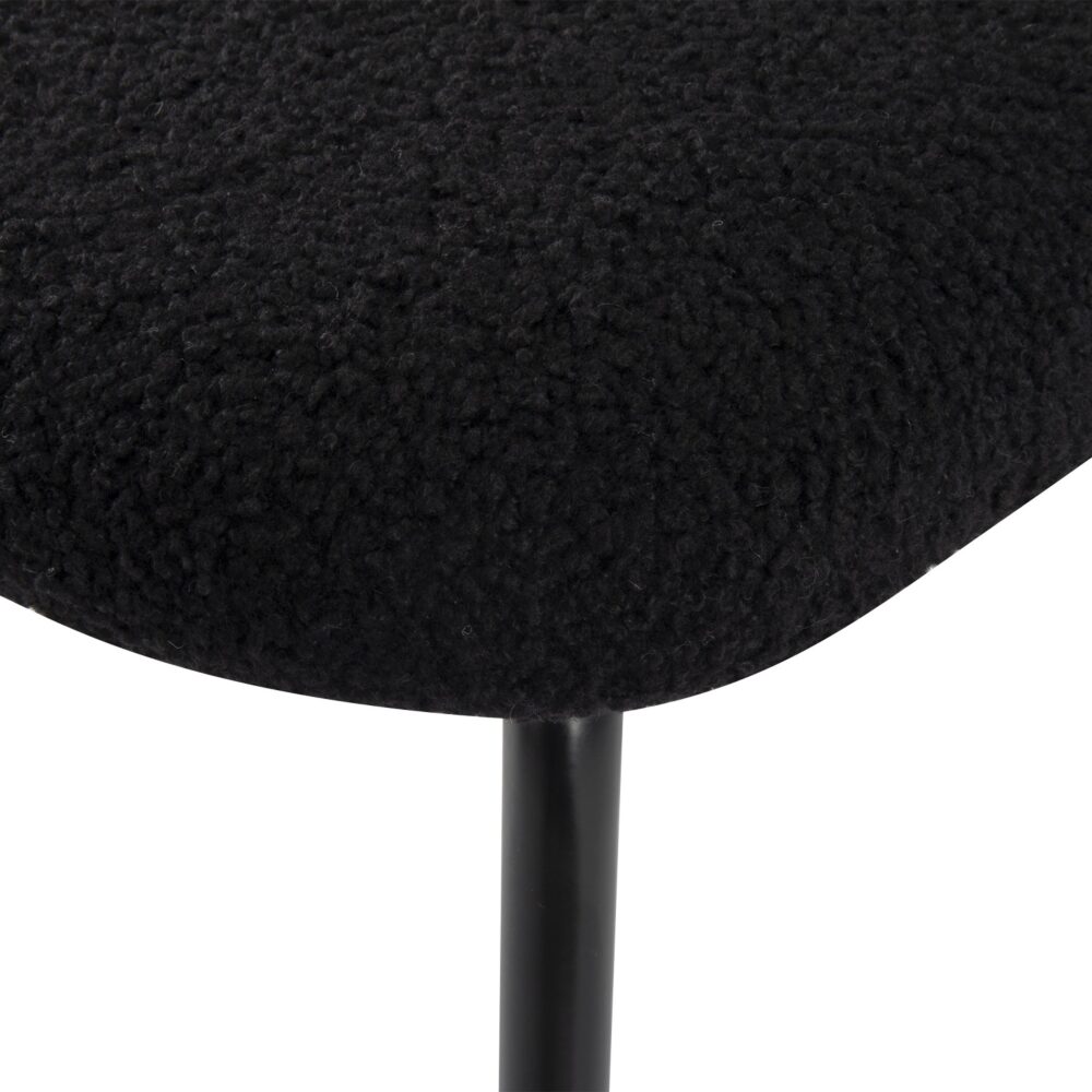 Charcoal Charm Armless Dining Chair Duo 10