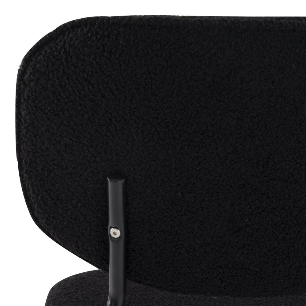 Charcoal Charm Armless Dining Chair Duo 11