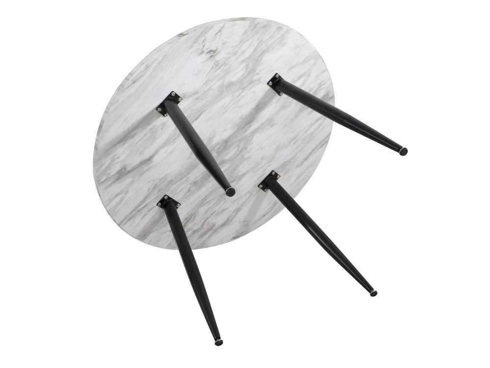 Round MDF Marbling Dining Table 7
