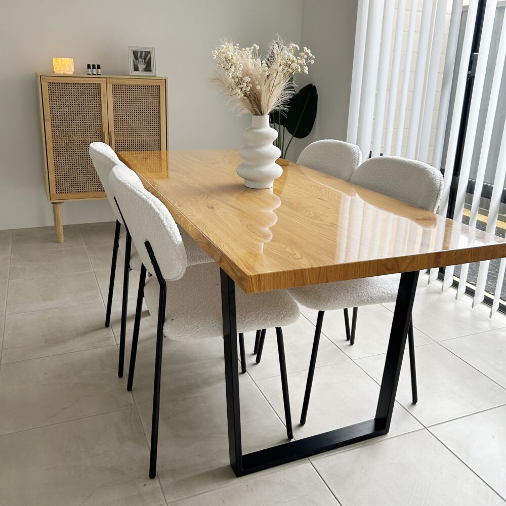 Venice Rectangular Dining Table 170cm Natural 4
