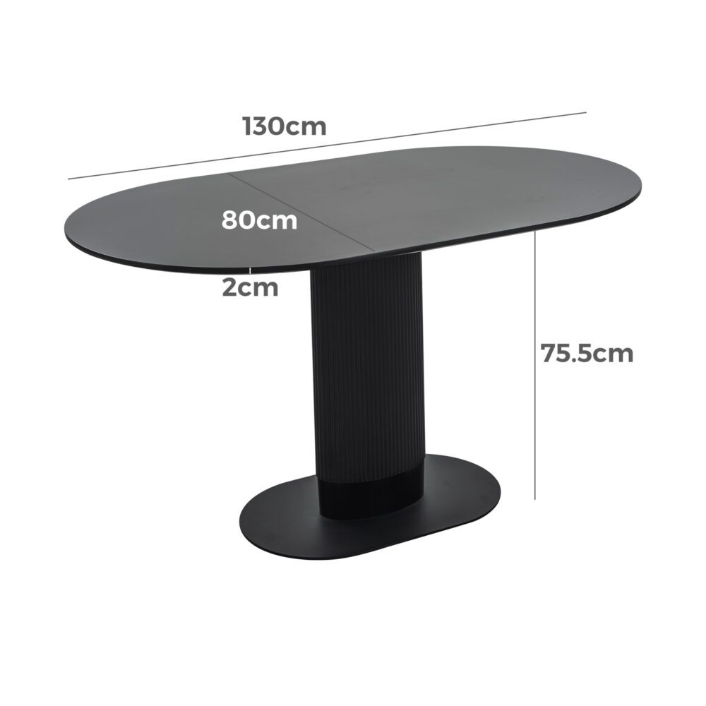 Clara Eclipse Oval Dining Table 8