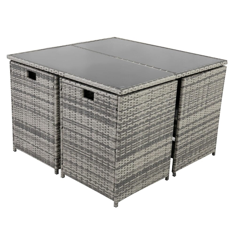 Horrocks 8 Seater Outdoor Dining Set-Grey 7