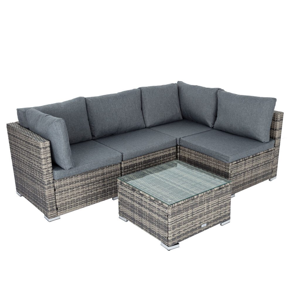 Outdoor Modular Lounge Sofa Bondi -Grey 5
