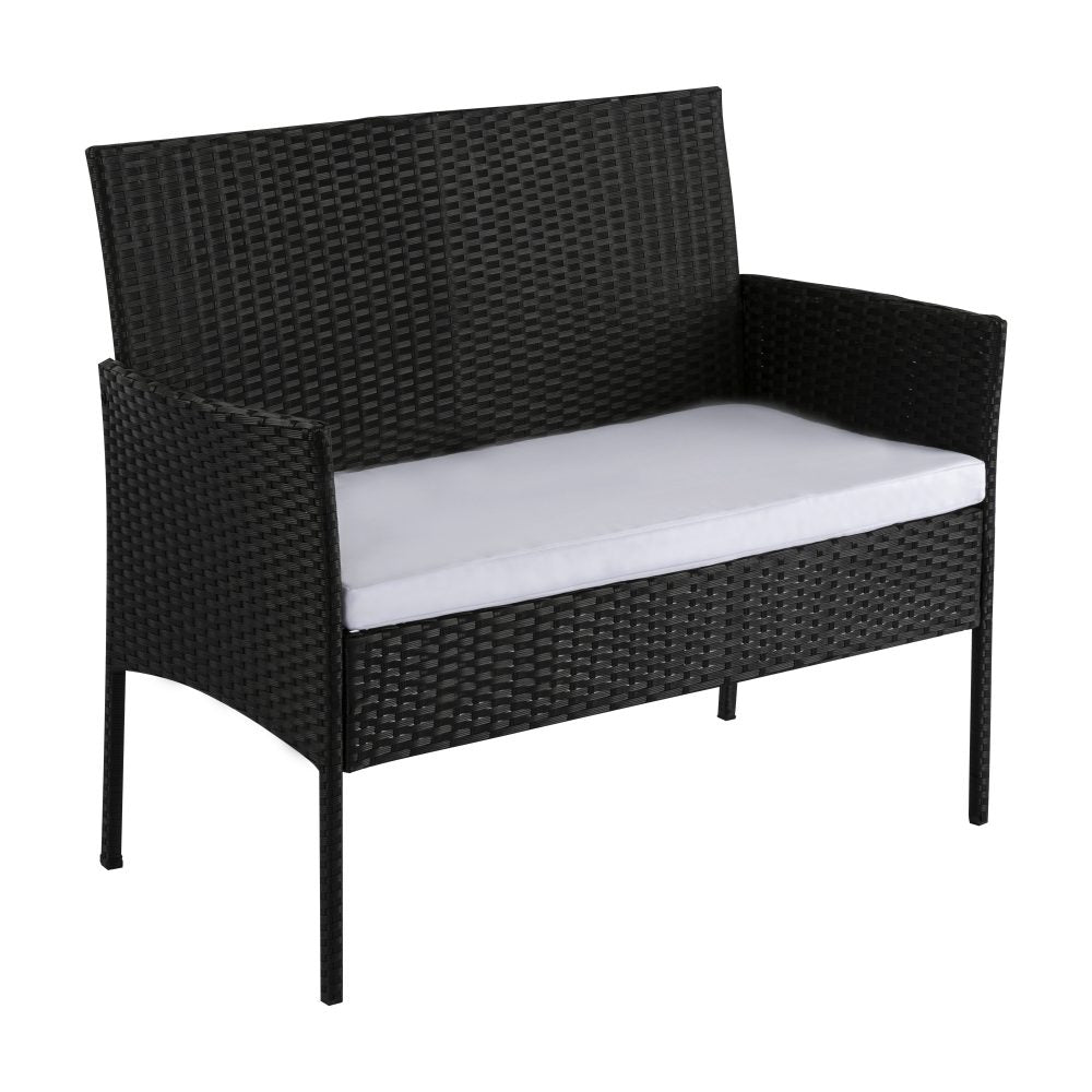 Ville 4-Seater PE Wicker Outdoor Lounge Sofa Set 5