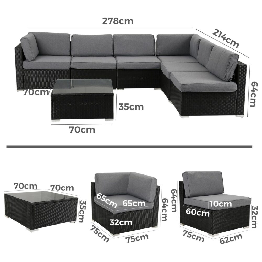 Veranda Fancy Grande Sofa Set 15