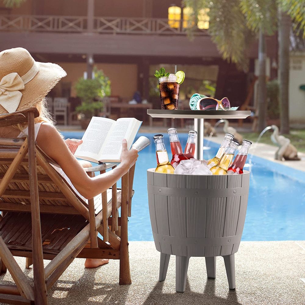 Taupe Cooler Table 4