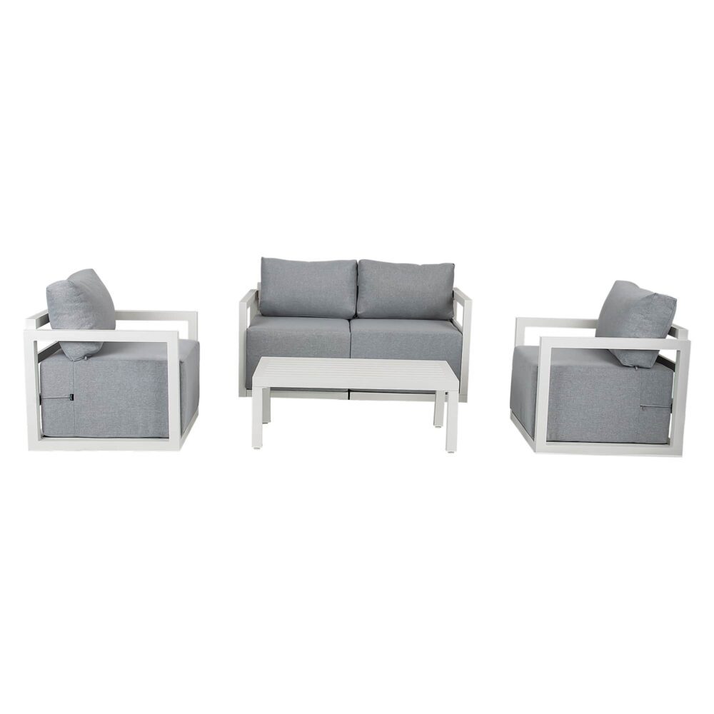 Alfresco Serenity Outdoor Lounge Set – Charcoal Grey 8