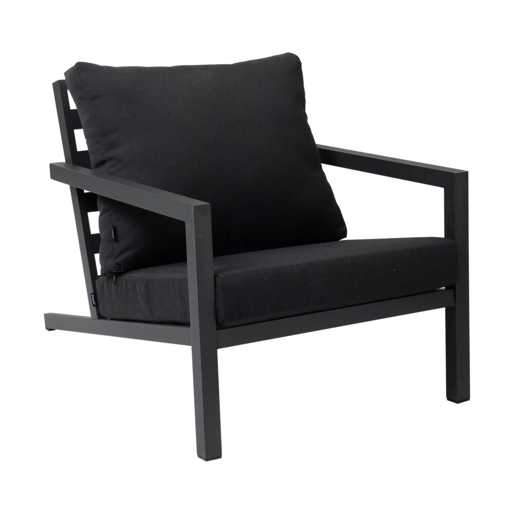 Aidan Garden Furniture Set in Slate Grey — 5 pieces 5