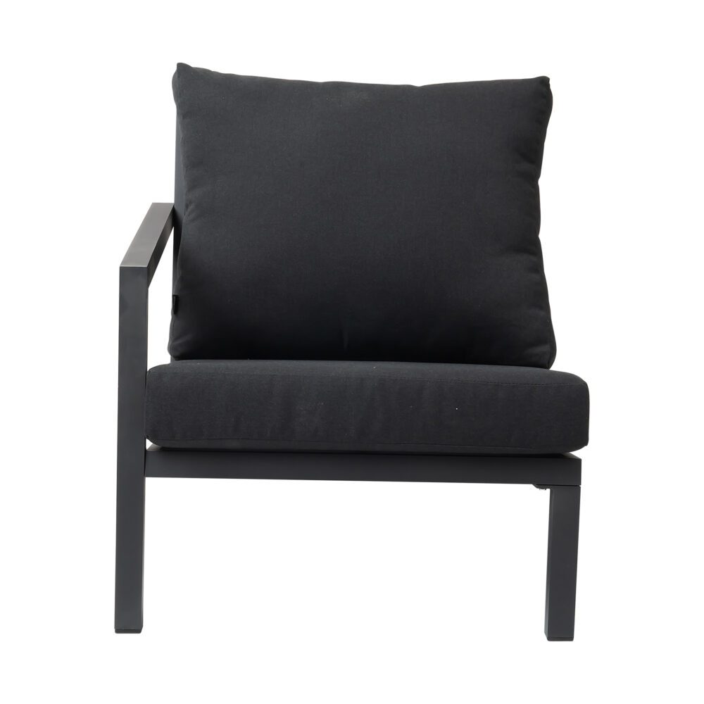 Aidan Garden Furniture Set in Slate Grey — 5 pieces 6