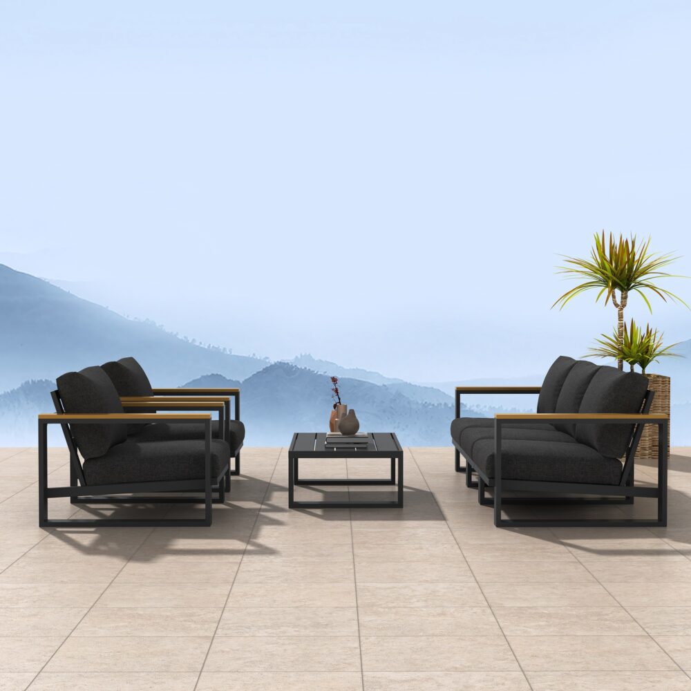 5 Seater Grandeur Lounge Suite – White 4