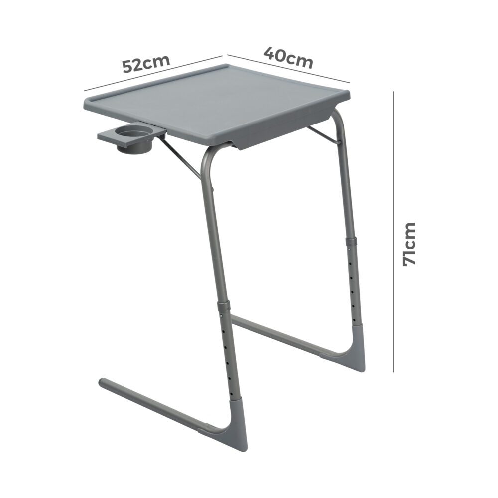 Anywhere Laptop Pro Desk in Silver Grey 10
