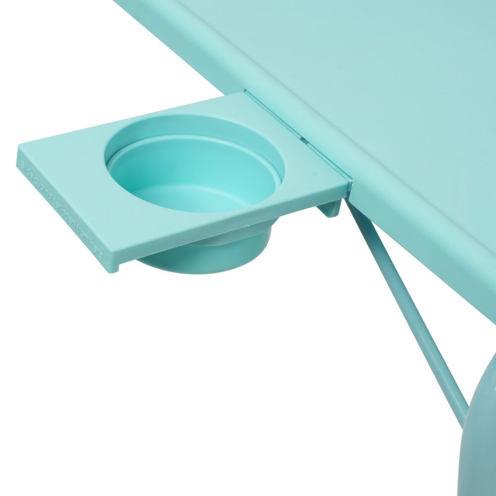 Anywhere Laptop Pro Desk in Turquoise 8