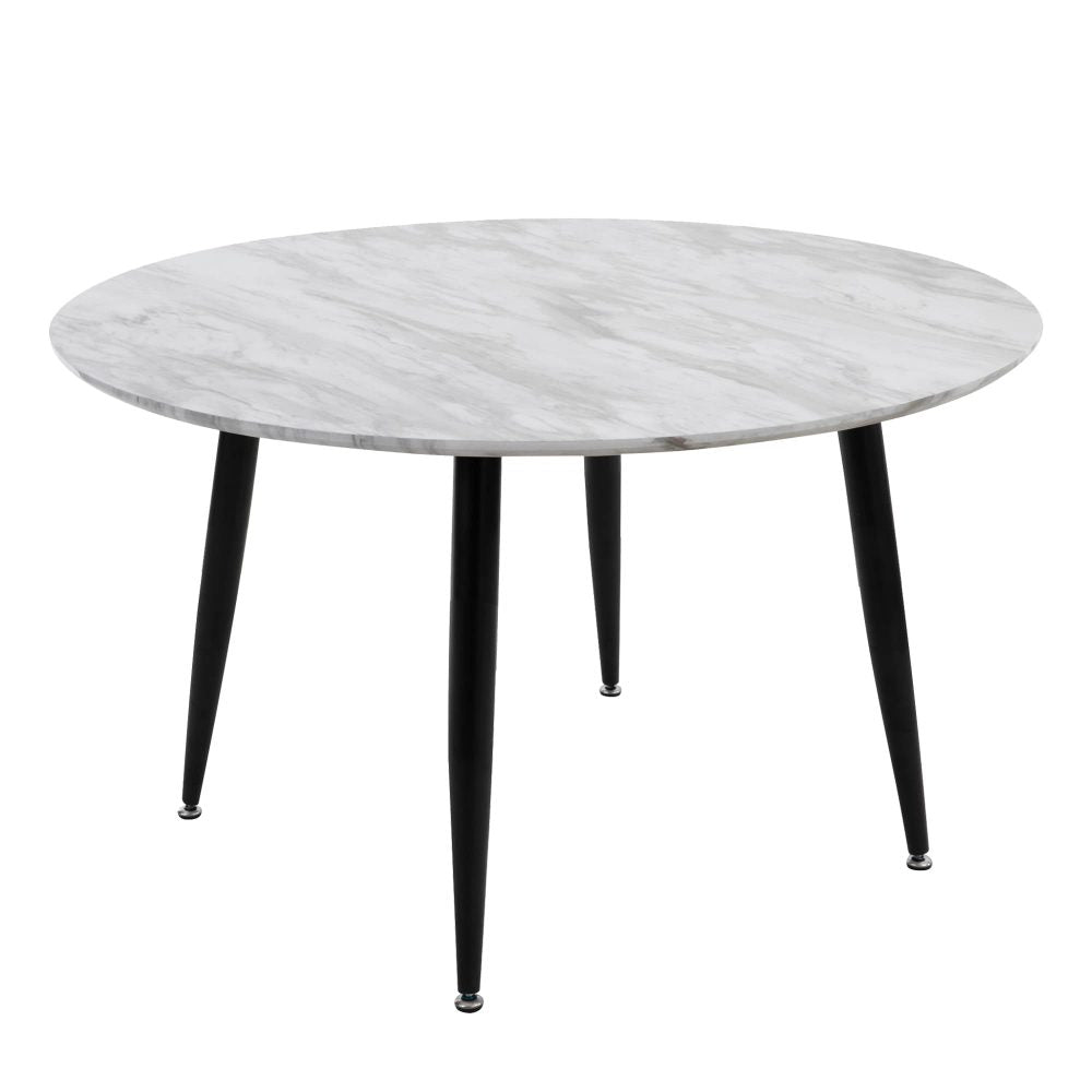 Minimalist Marble Effect Round Coffee Table 5