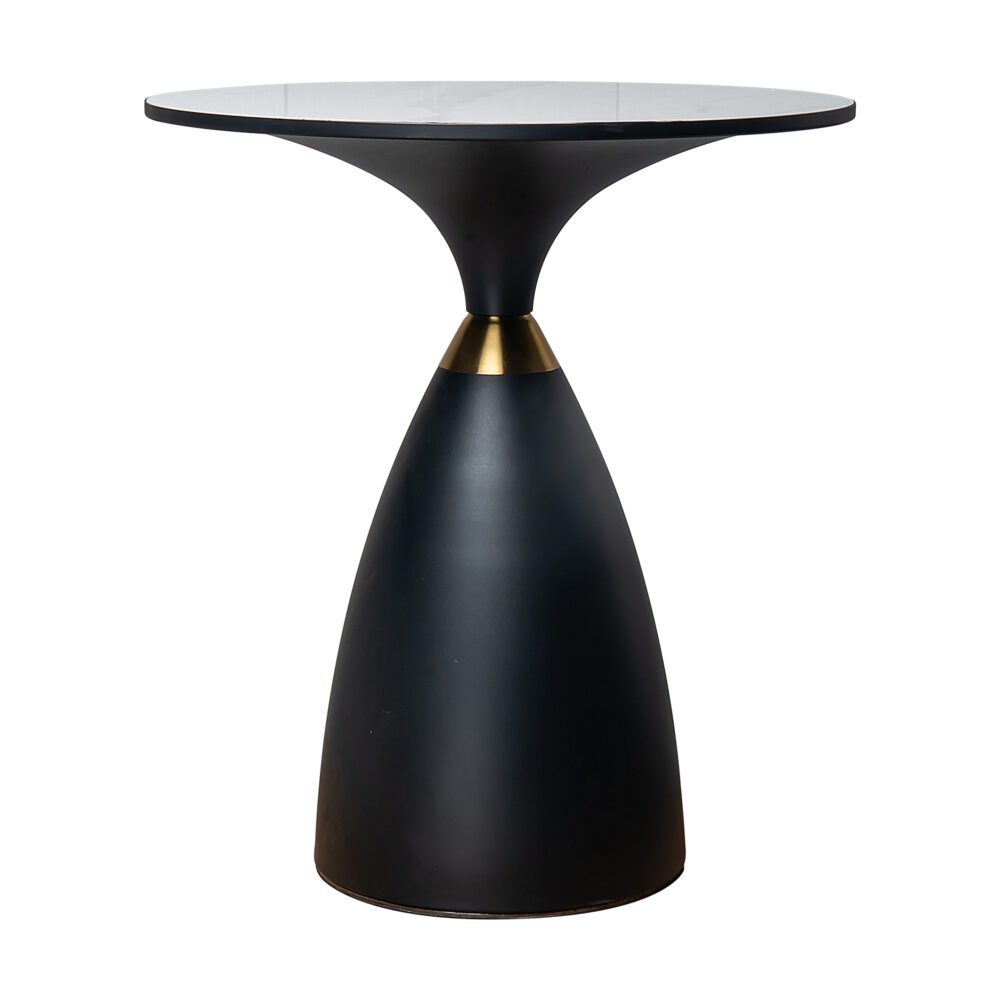 Midnight Elegance Drum Side Table 6