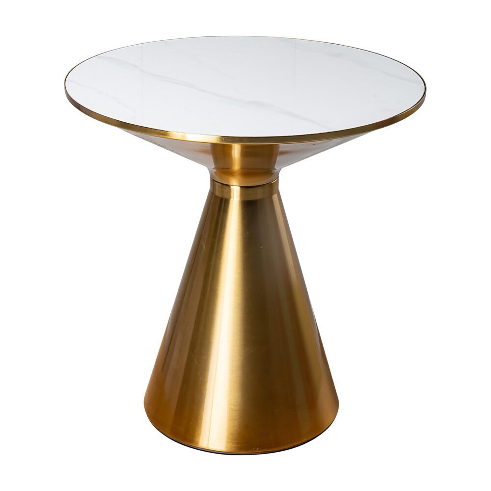 Golden Halo Round Side Table 5