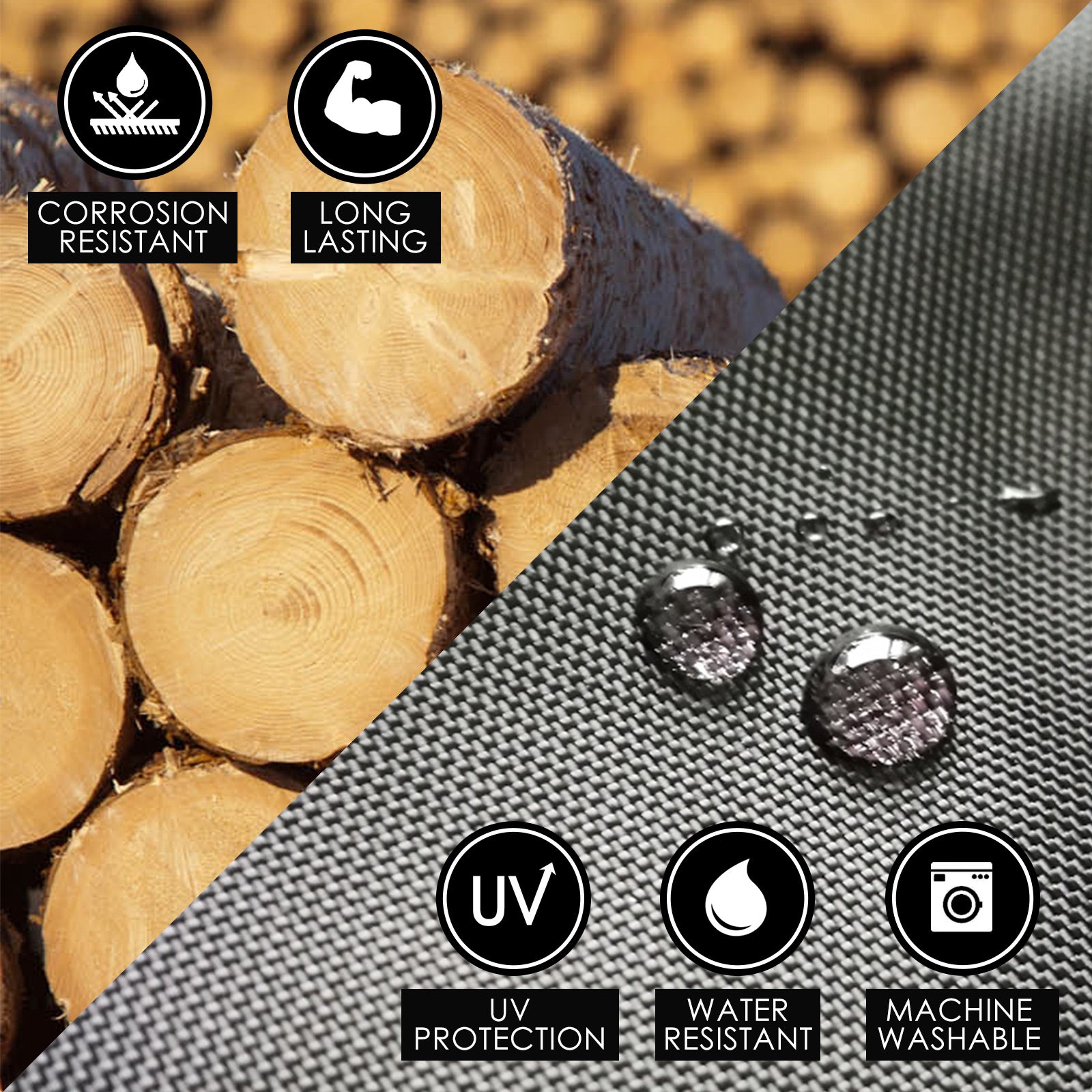 Director Movie Folding Tall Chair 76cm Beech WOOD HUMOR 13