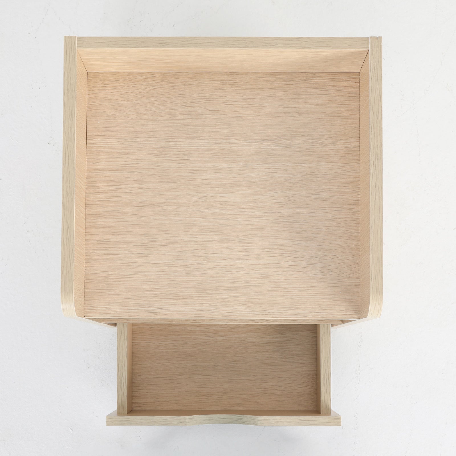 2X Bedside Table Side Storage Cabinet Nightstand Bedroom 1 Drawer 2 Shelf LARK OAK 5