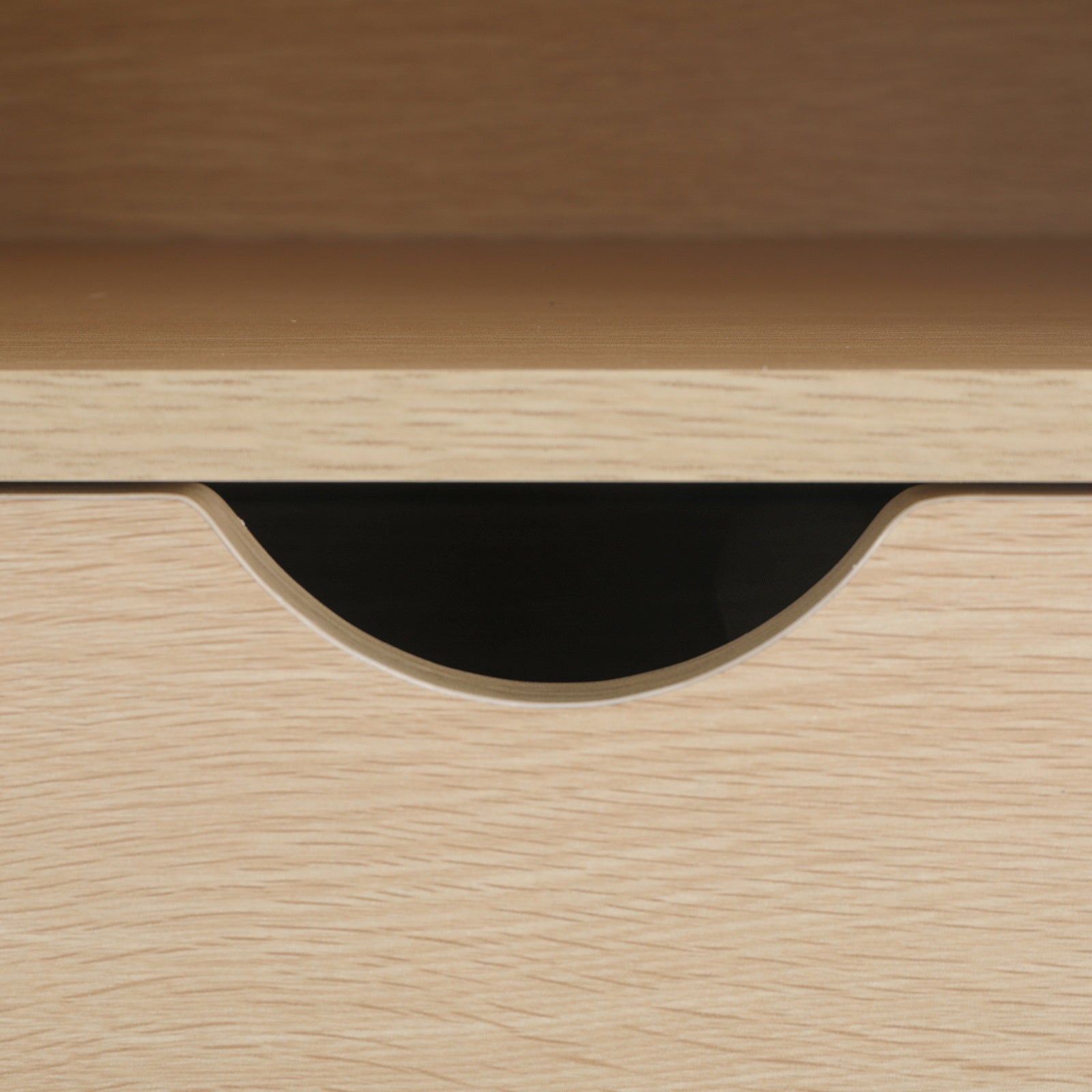 2X Bedside Table Side Storage Cabinet Nightstand Bedroom 1 Drawer 2 Shelf LARK OAK 8