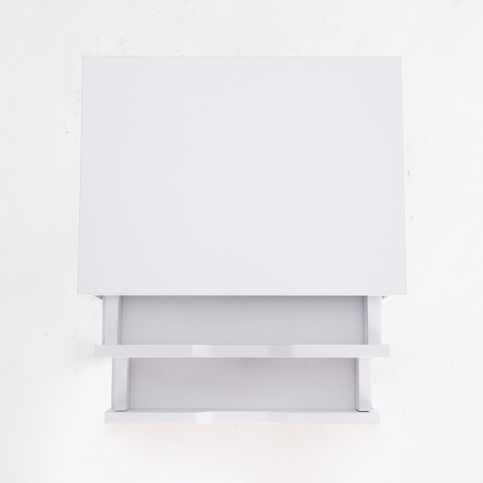 Bedside Table 2 Drawer Wood Leg Storage Cabinet Nightstand SUZY WHITE 4