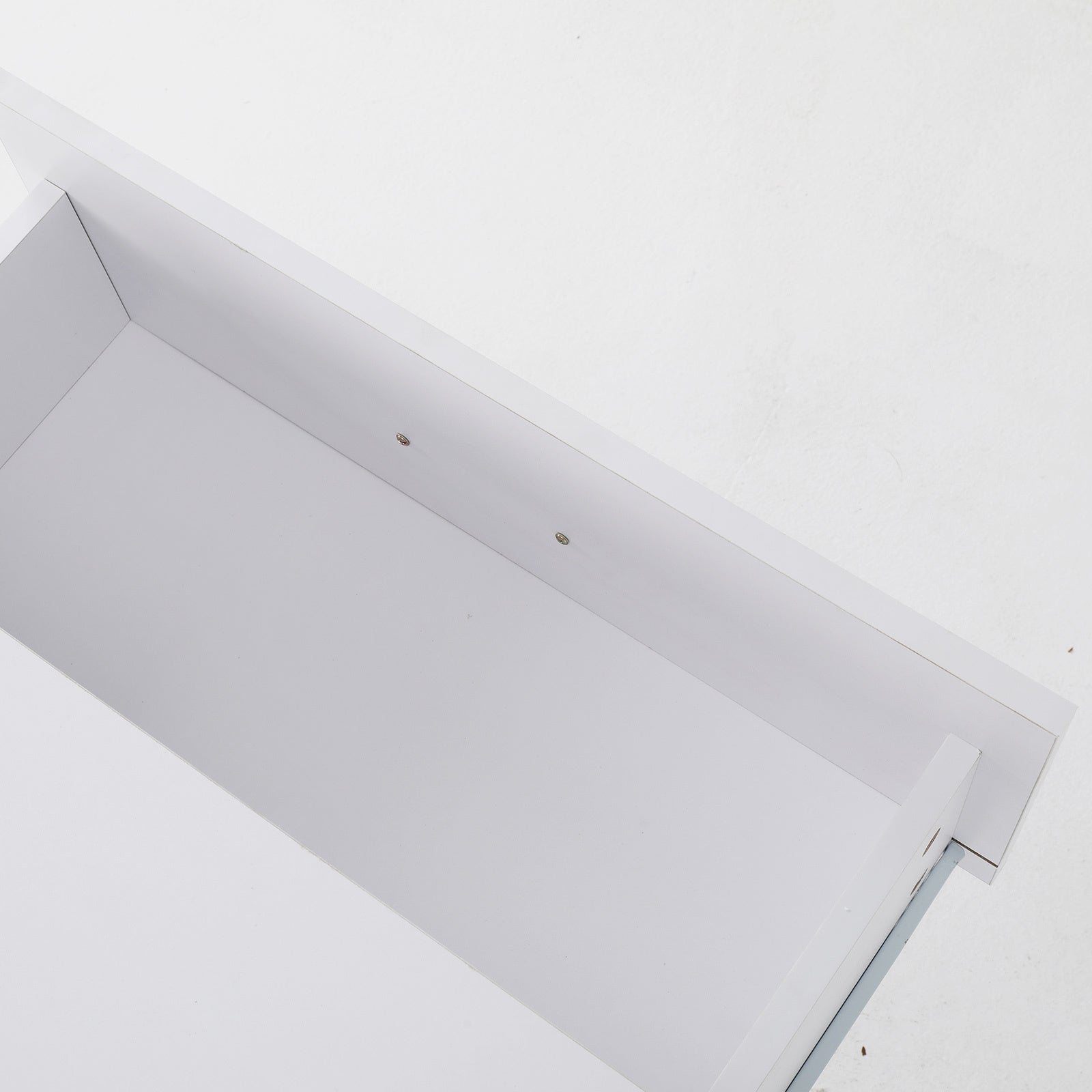 Bedside Table Side Storage Cabinet Nightstand Bedroom 2 Drawer Legs ETTA WHITE 7