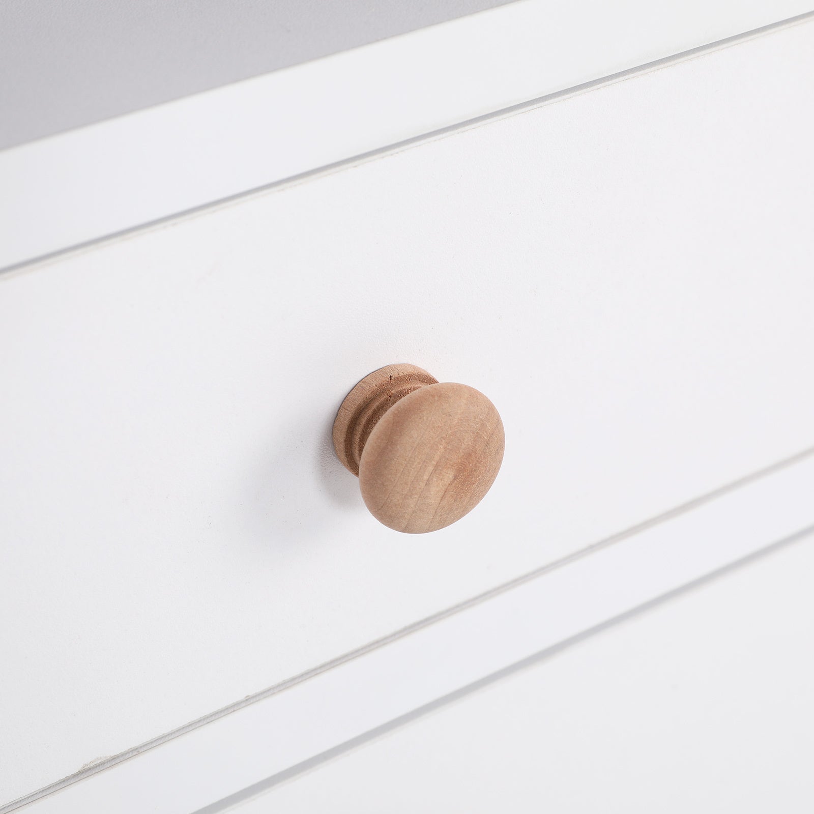 Bedside Table Side Storage Cabinet Nightstand Bedroom 2 Drawer ANYA - WHITE 8