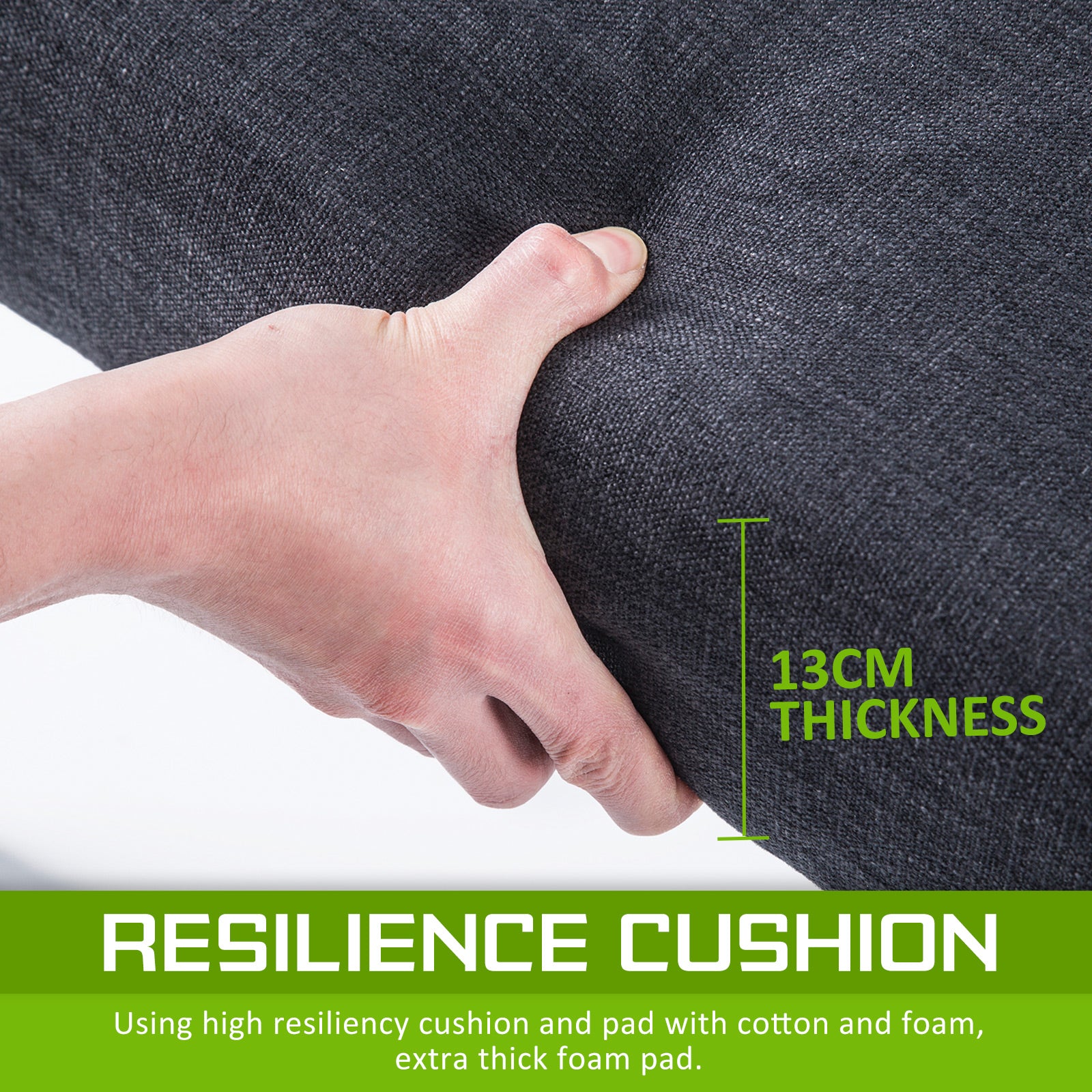 2X French Provincial Dining Chair Oak Leg AMOUR BLACK 7