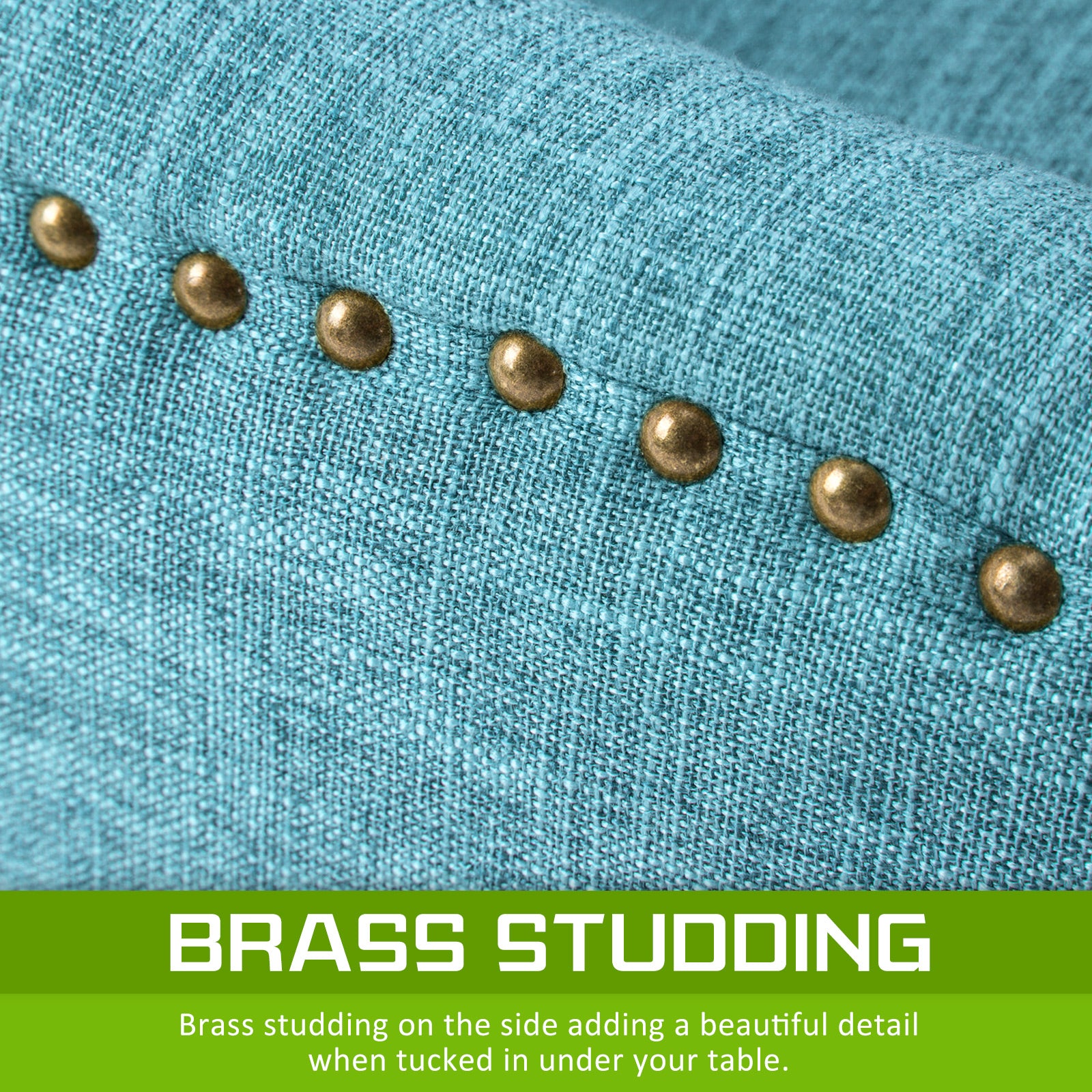 French Provincial Dining Chair Oak Leg AMOUR BLUE 6