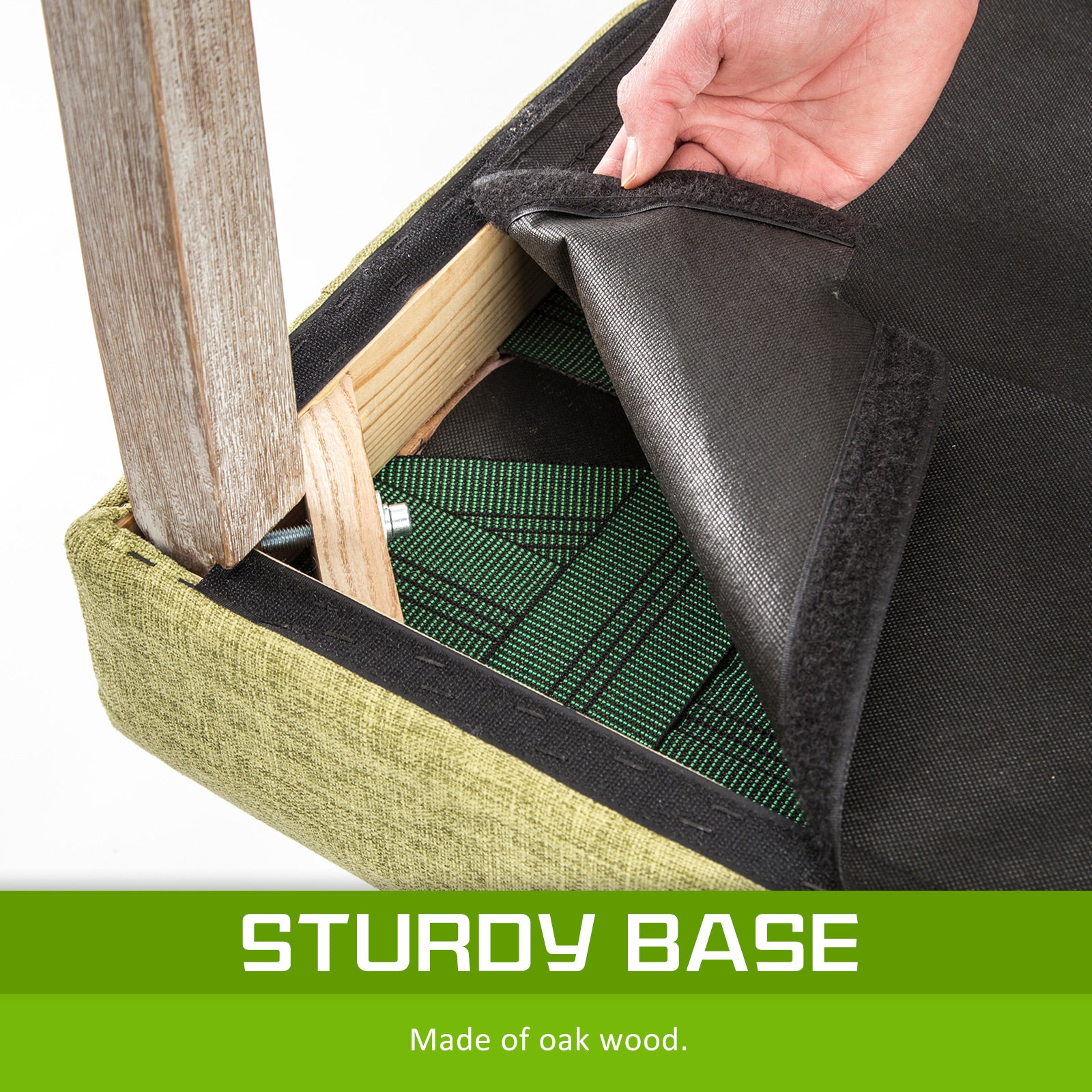 2X French Provincial Dining Chair Oak Leg AMOUR GREEN 9