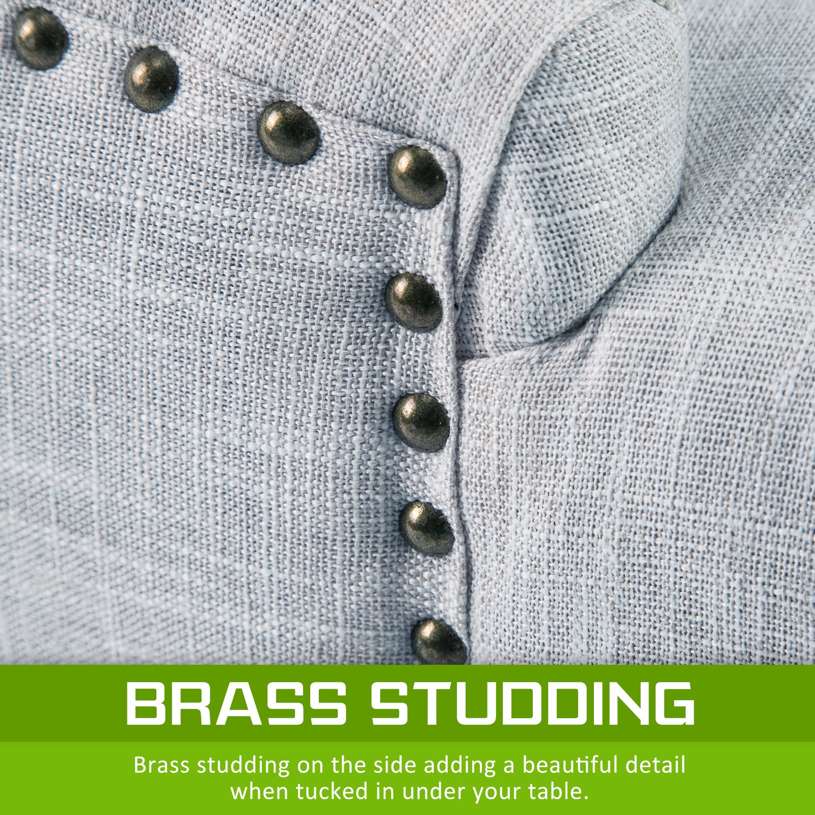 4X French Provincial Dining Chair Oak Leg AMOUR GREY 6